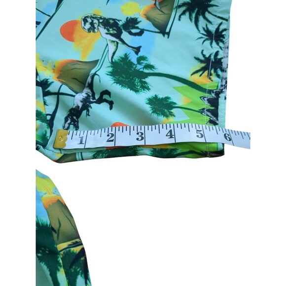 Funny Guy Creation Dinosaur Button Down  Mens XXL Shirt - Picture 8 of 10